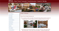 Desktop Screenshot of brecontowncouncil.org.uk